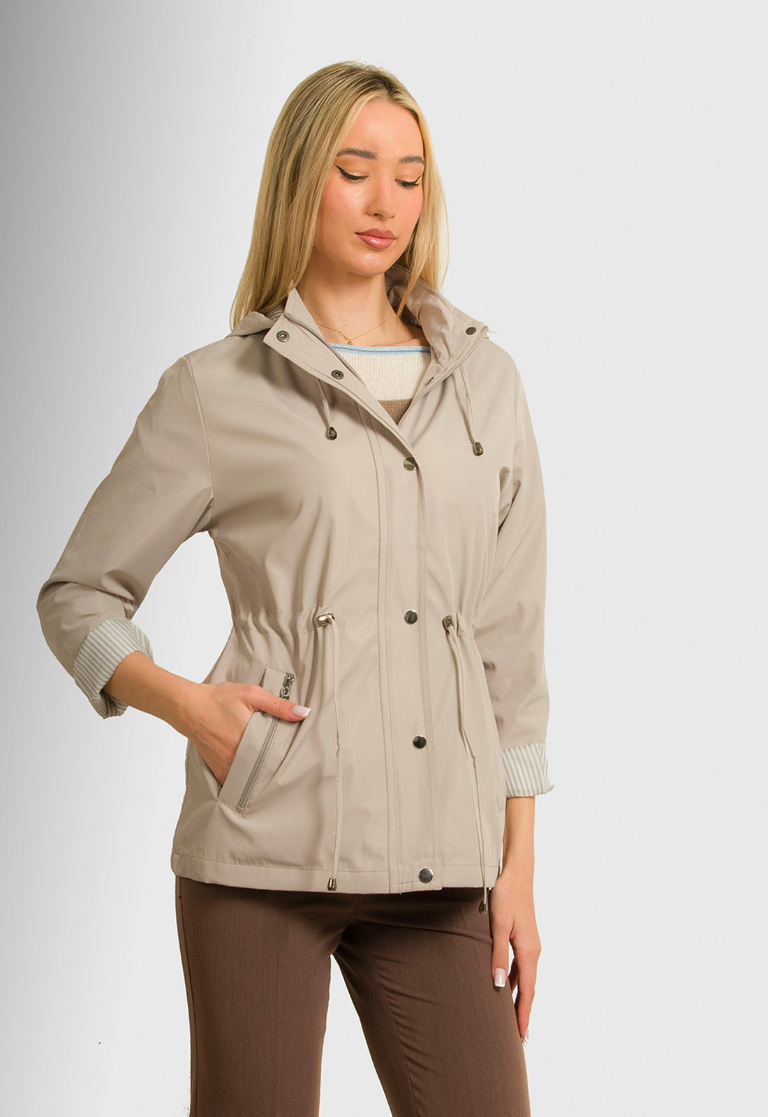 JACKET ΑΝΤΙΑΝΕΜΙΚΟ ΜΕ ΡΙΓΑ-ΜΠΕΖ