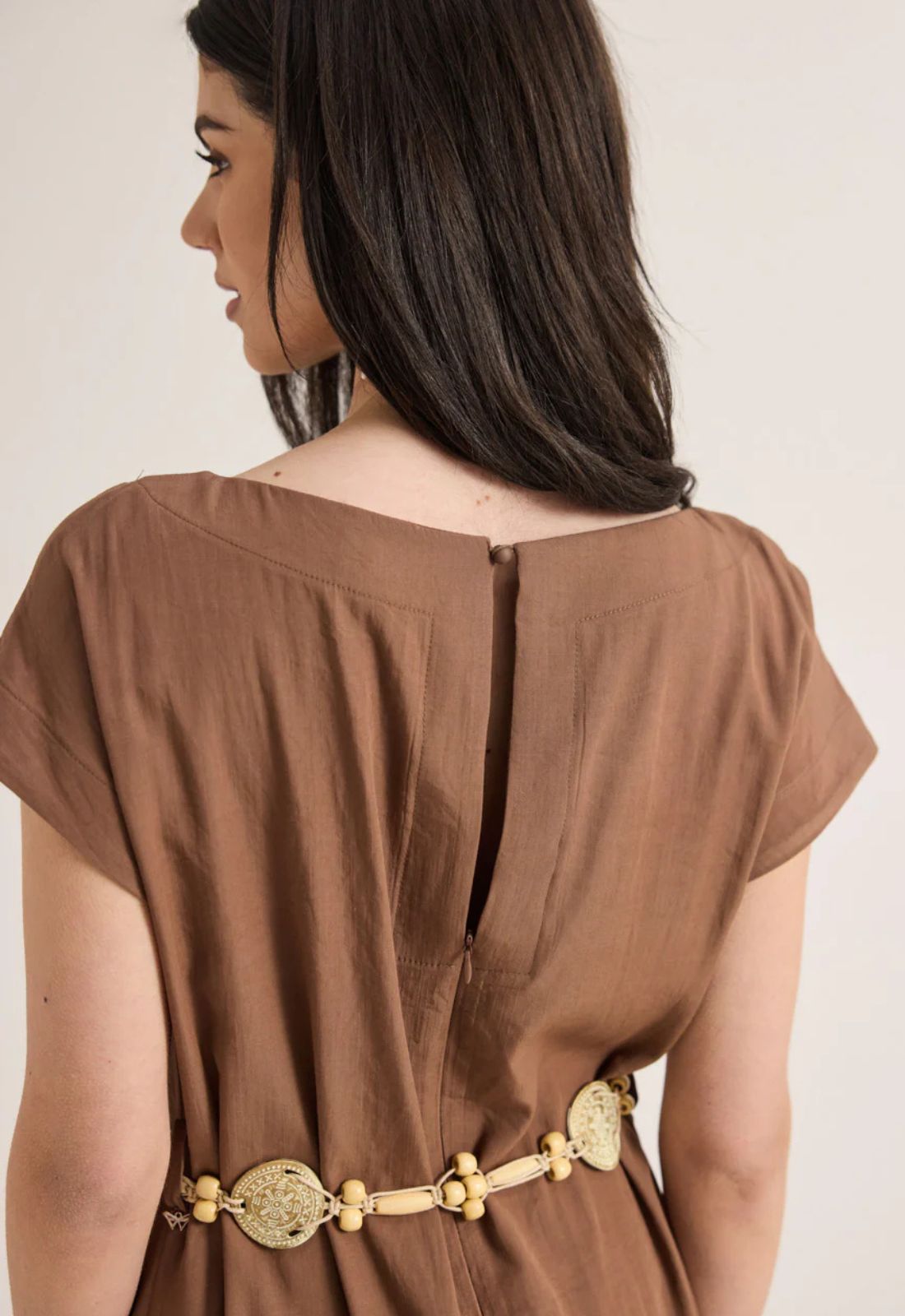 ΦΟΡΕΜΑ BOHO SHIC ME ETHNIC ΖΩΝΗ - ΚΑΦΕ