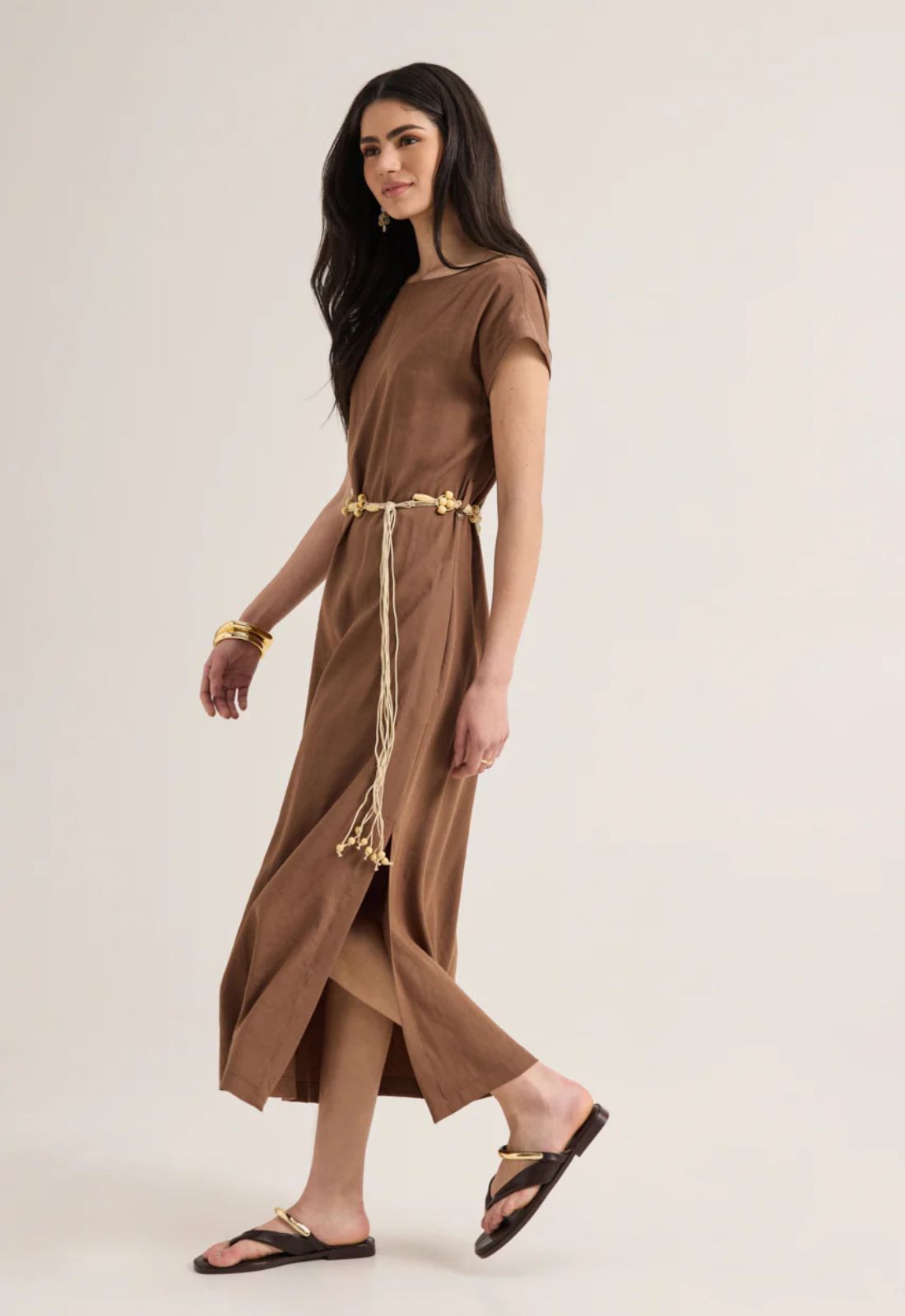 ΦΟΡΕΜΑ BOHO SHIC ME ETHNIC ΖΩΝΗ - ΚΑΦΕ