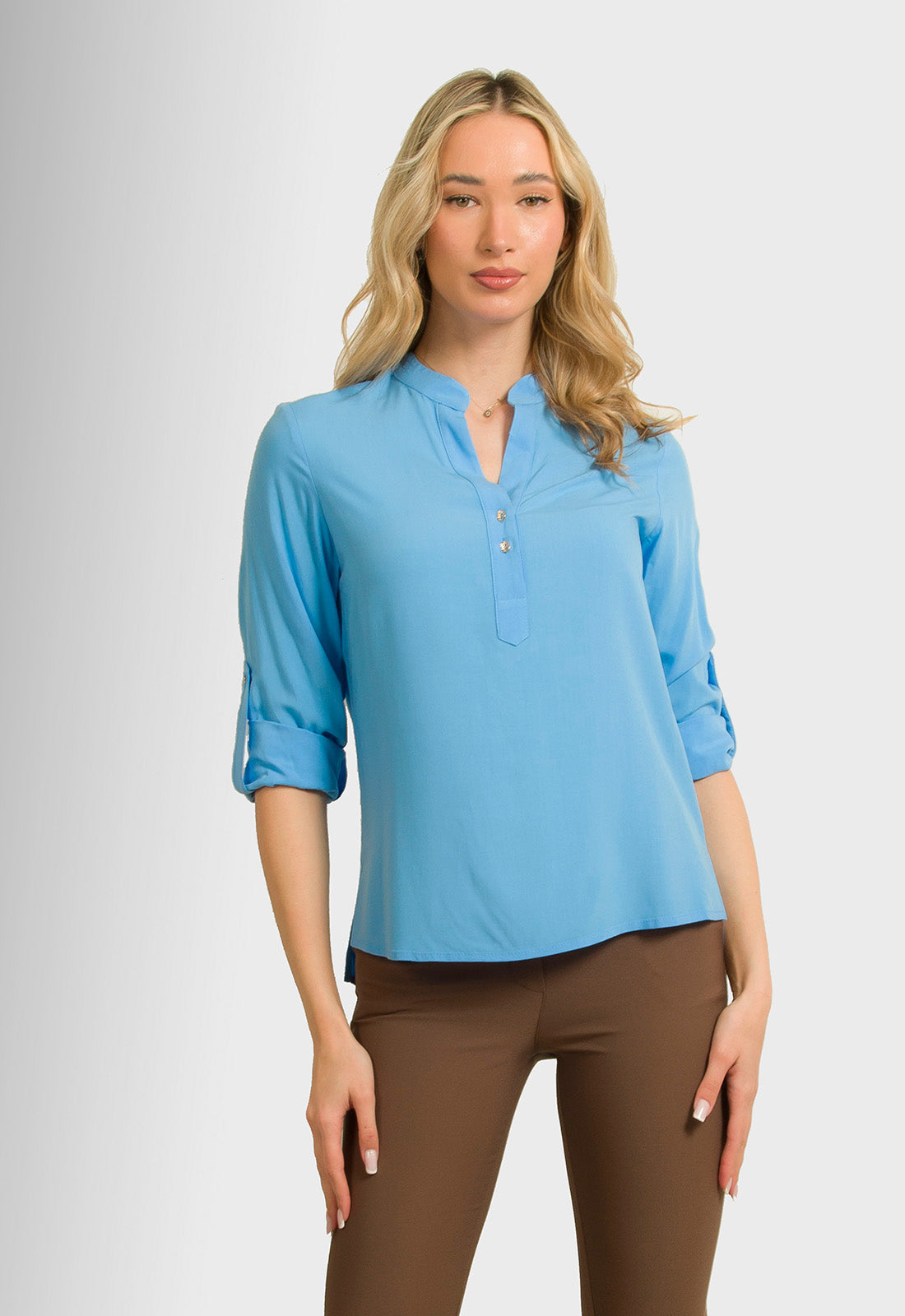 ΜΠΛΟΥΖΑ LOOK SHIRT-ΣΙΕΛ