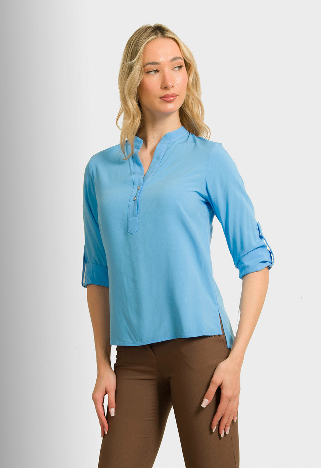 ΜΠΛΟΥΖΑ LOOK SHIRT-ΣΙΕΛ