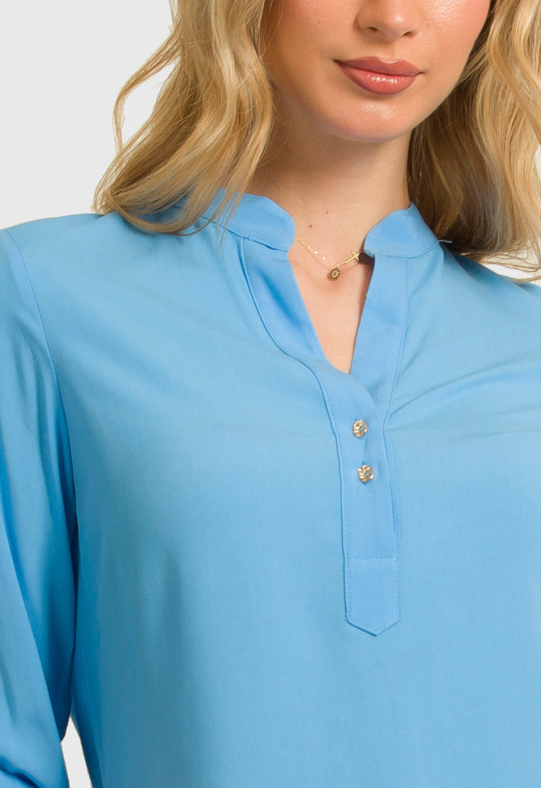 ΜΠΛΟΥΖΑ LOOK SHIRT-ΣΙΕΛ