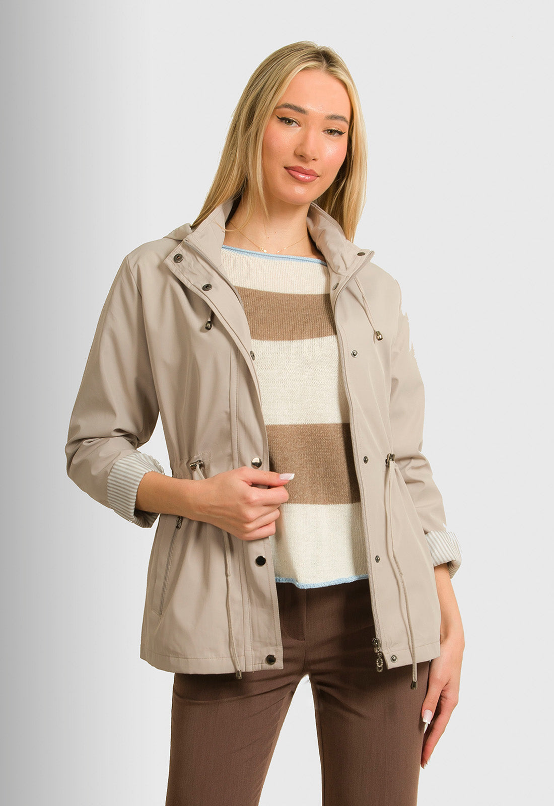 JACKET ΑΝΤΙΑΝΕΜΙΚΟ ΜΕ ΡΙΓΑ-ΜΠΕΖ