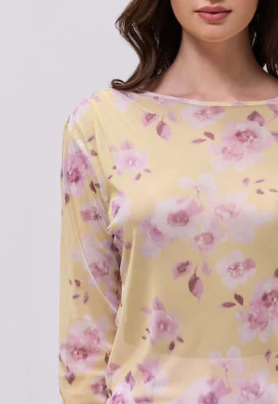 ΜΠΛΟΥΖΑ ΗΜΙΔΙΑΦΑΝΗ ΤΟΥΛΙ ΕΜΠΡΙΜΕ-ΚΙΤΡΙΝΗ