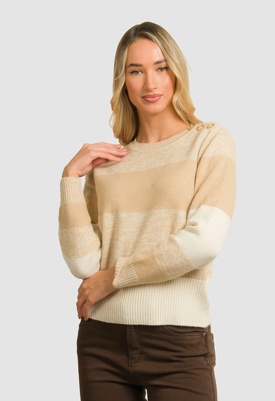 ΠΛΕΚΤΟ ΡΙΓΕ ΜΕ ΔΙΑΚΟΣΜΗΤΙΚΑ ΚΟΥΜΠΙΑ-ΜΠΕΖ