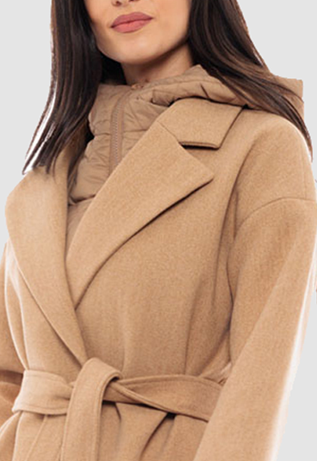 ΠΑΛΤΟ splendid ΜΕ ΖΩΝΗ & ΚΟΥΚΟΥΛΑ-ΜΠΕΖ