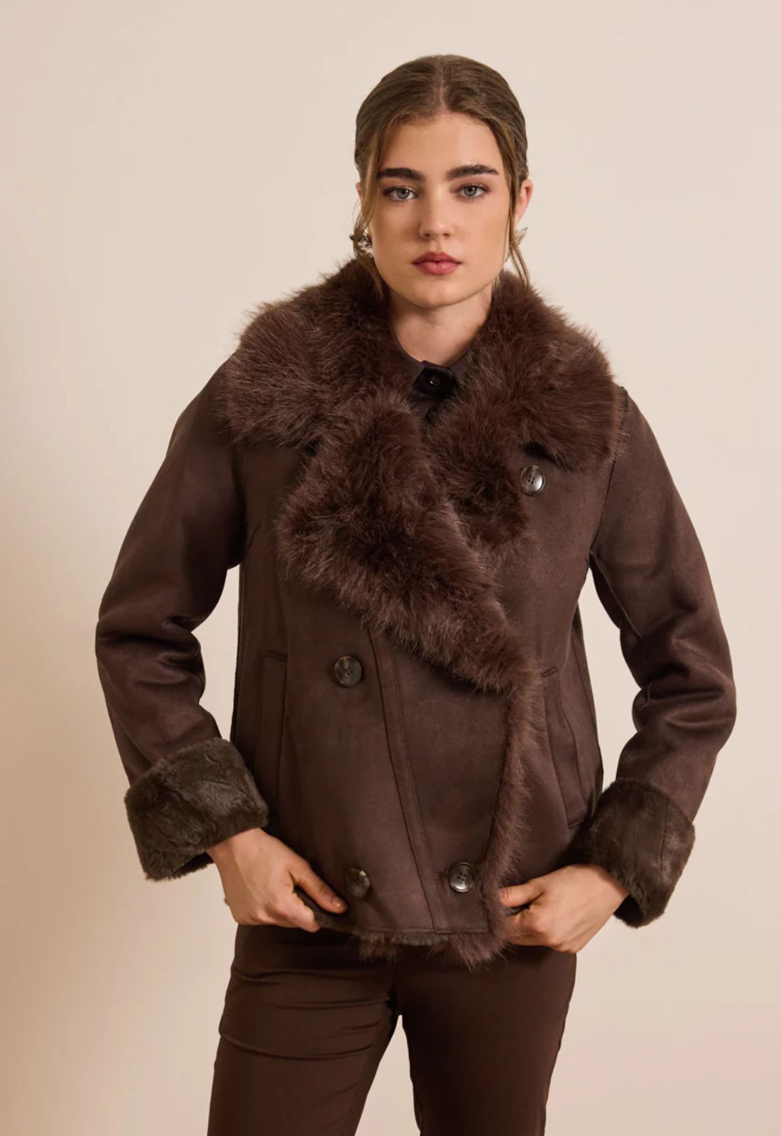 ΠΑΝΩΦΟΡΙ splendid ΚΑΣΤΟΡ ΜΕ ΓΟΥΝΑ-ΚΑΦΕ