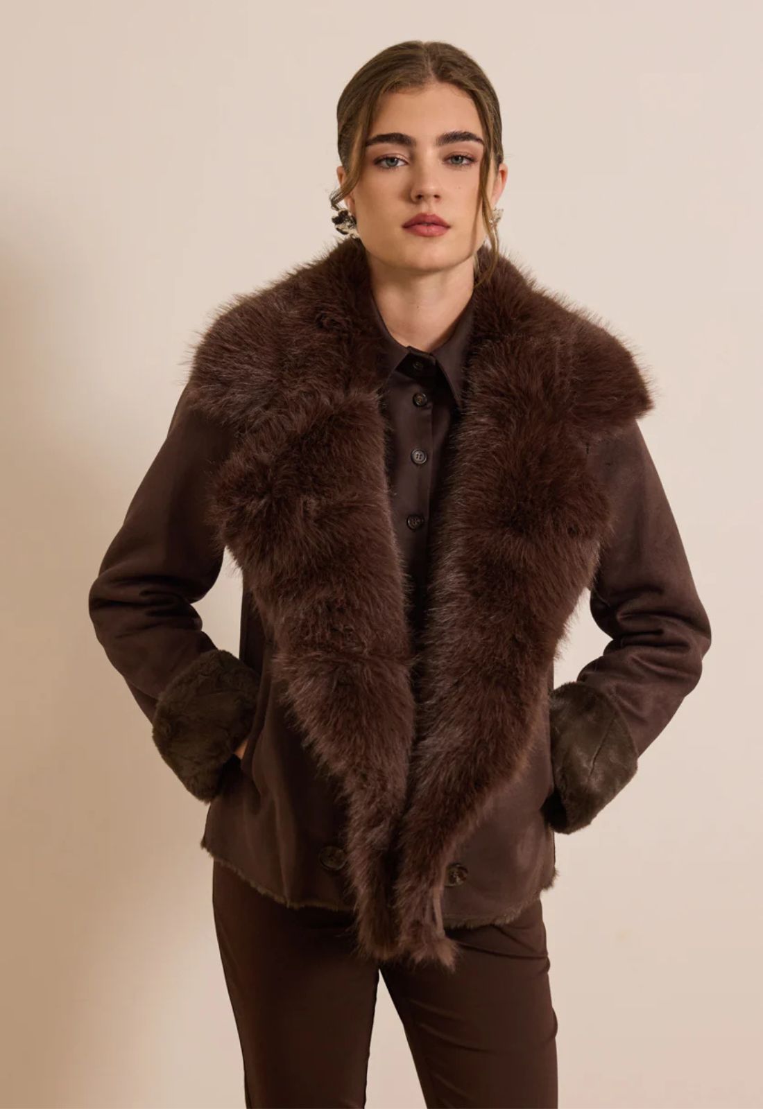 ΠΑΝΩΦΟΡΙ splendid ΚΑΣΤΟΡ ΜΕ ΓΟΥΝΑ-ΚΑΦΕ