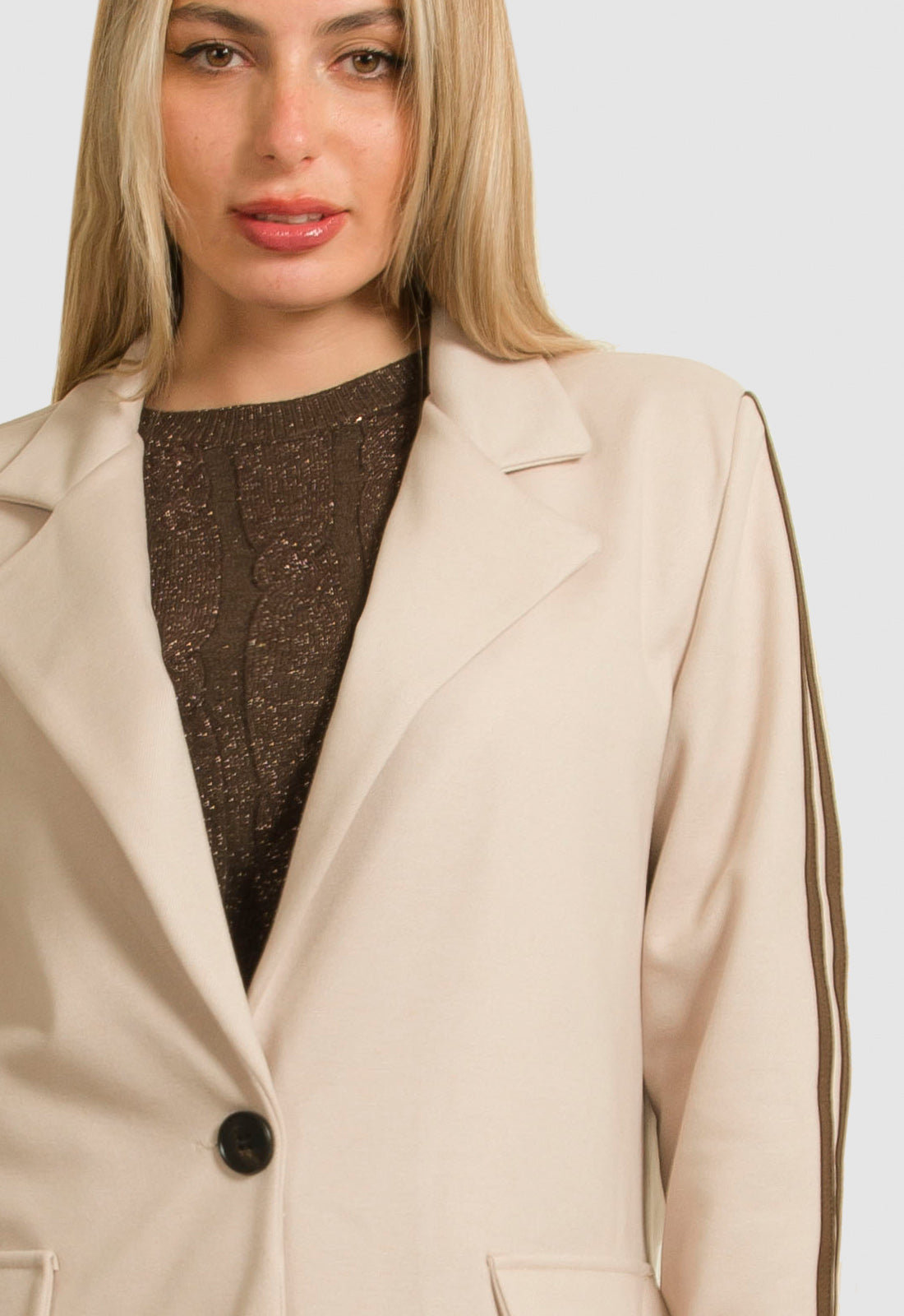 ΣΑΚΑΚΙ OVERSIZED ΜΕ ΔΙΑΚΟΣΜΗΤΙΚΗ ΡΙΓΑ-ΒΑΝΙΛΙΑ