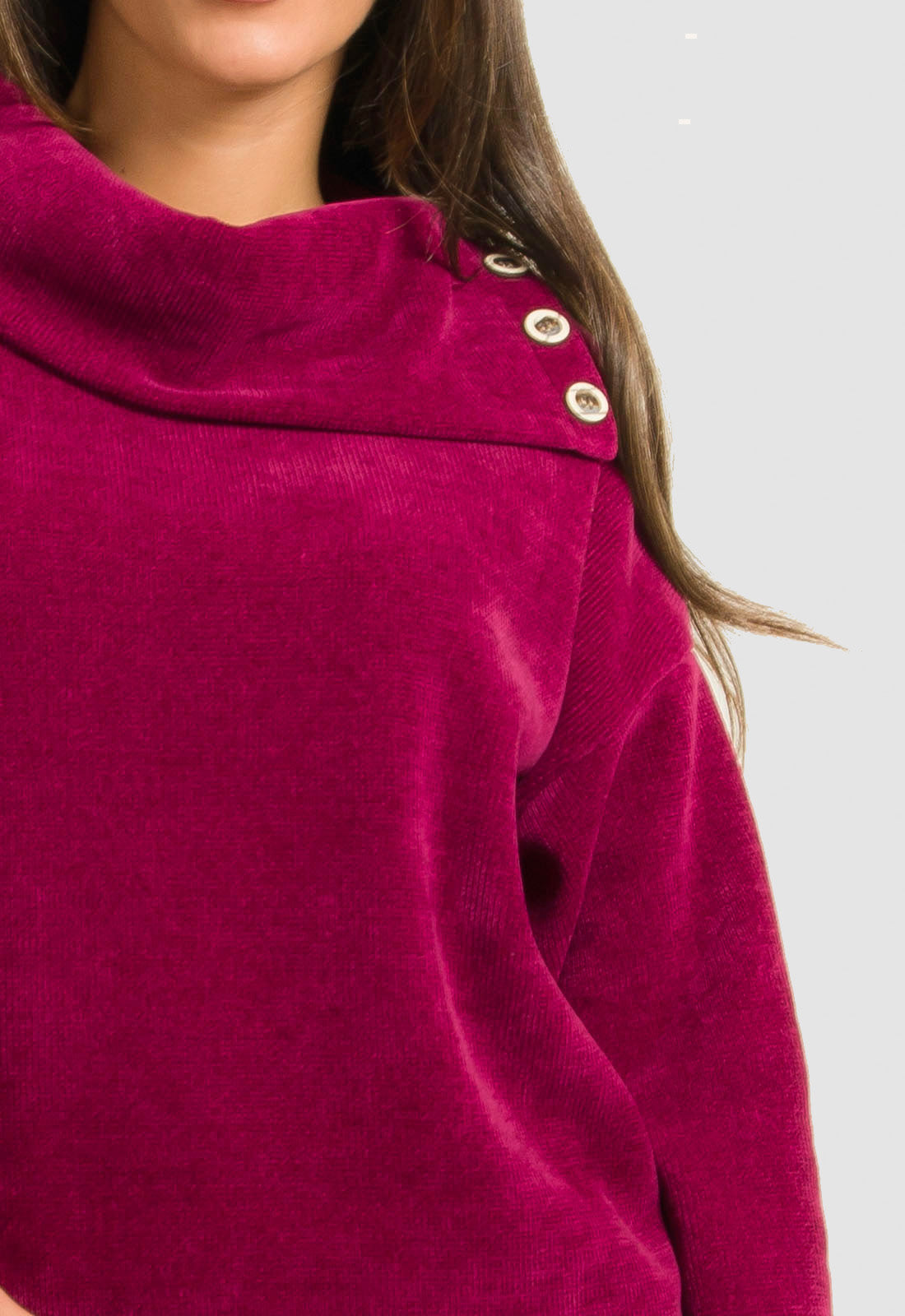 ΜΠΛΟΥΖΑ ΣΕΝΙΛ ΜΕ ΚΟΥΜΠΙΑ ΣΤΟ ΓΙΑΚΑ-ΜΠΟΡΝΤΟ