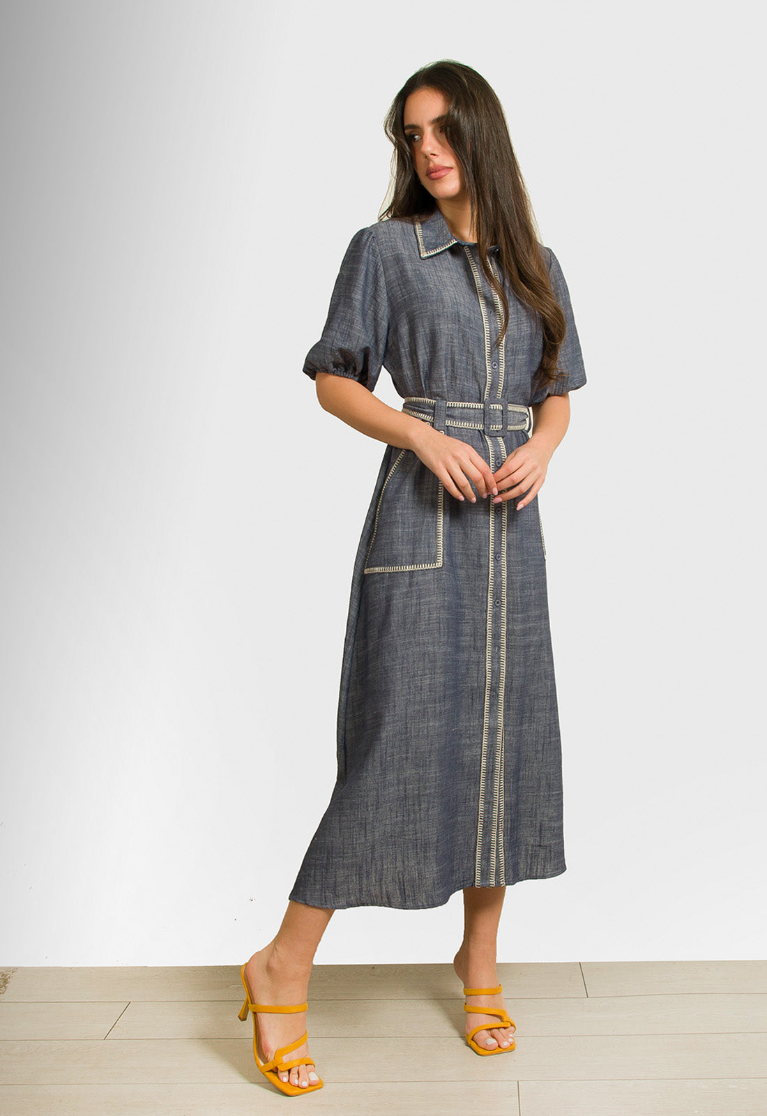 ΦΟΡΕΜΑ ΜΕ ΚΟΥΜΠΙΑ & ΖΩΝΗ ΤΥΠΟΥ ΤΖΙΝ-ΜΠΛΕ