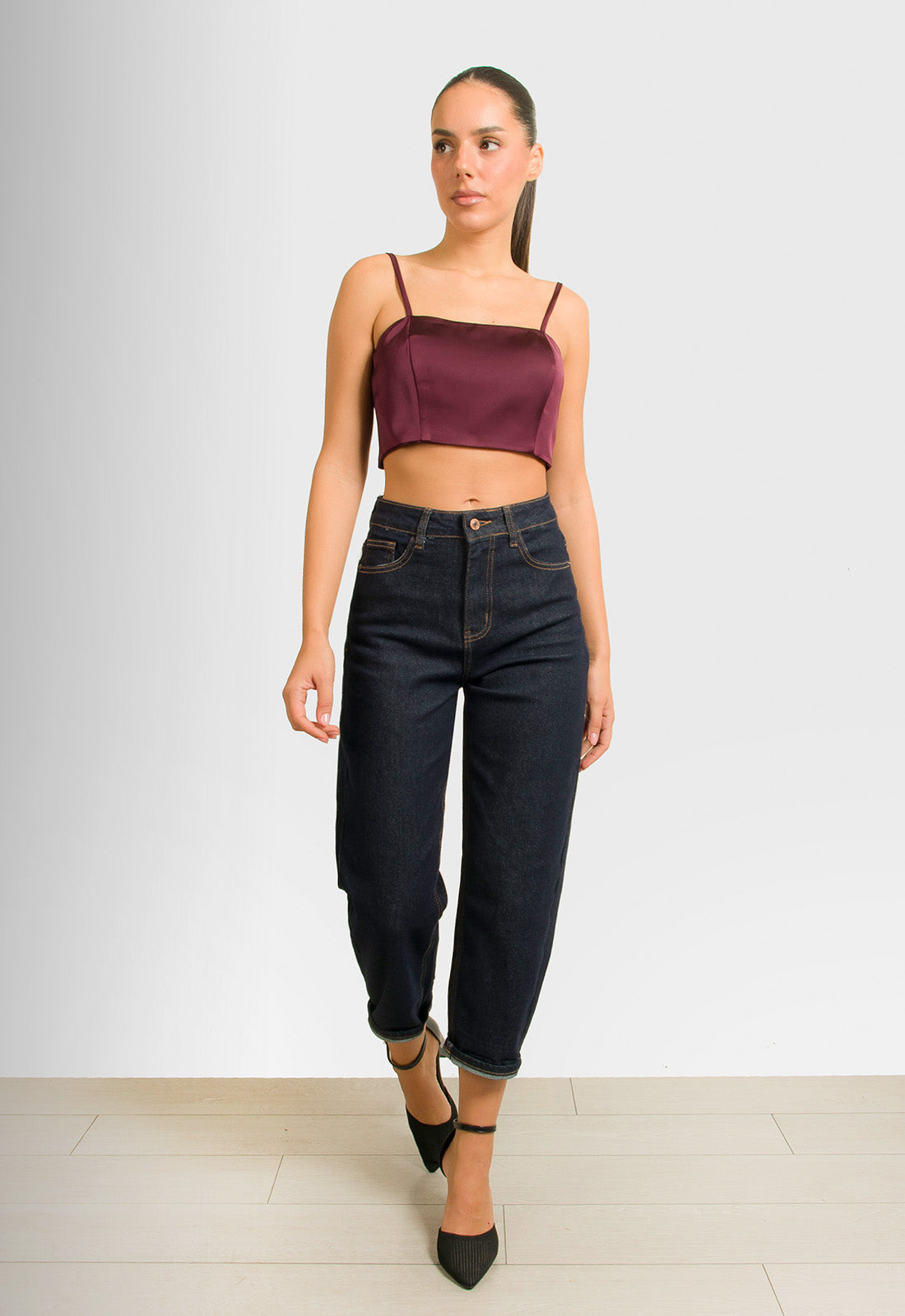 CROP TOP ΜΕ ΤΙΡΑΝΤΕΣ - ΜΕΛΙΤΖΑΝΙ