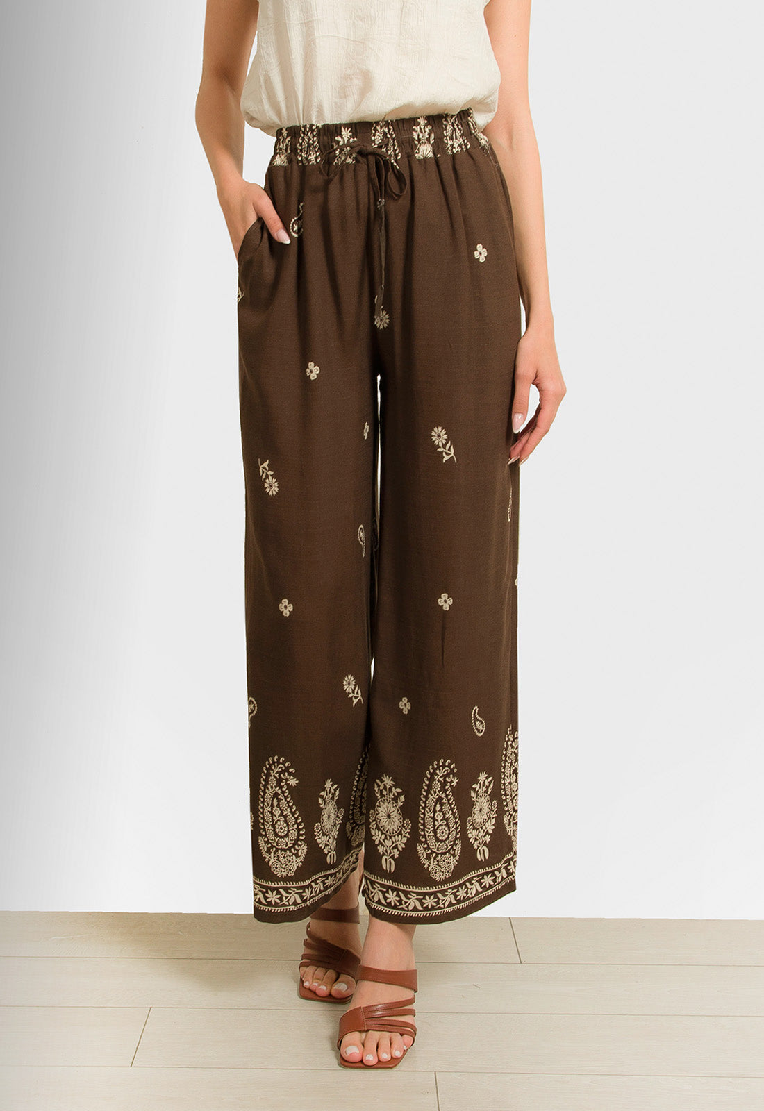 ΠΑΝΤΕΛΟΝΑ ΜΕ ΣΧΕΔΙΟ ΛΑΧΟΥΡΙ & ΛΑΣΤΙΧΟ-ΚΑΦΕ