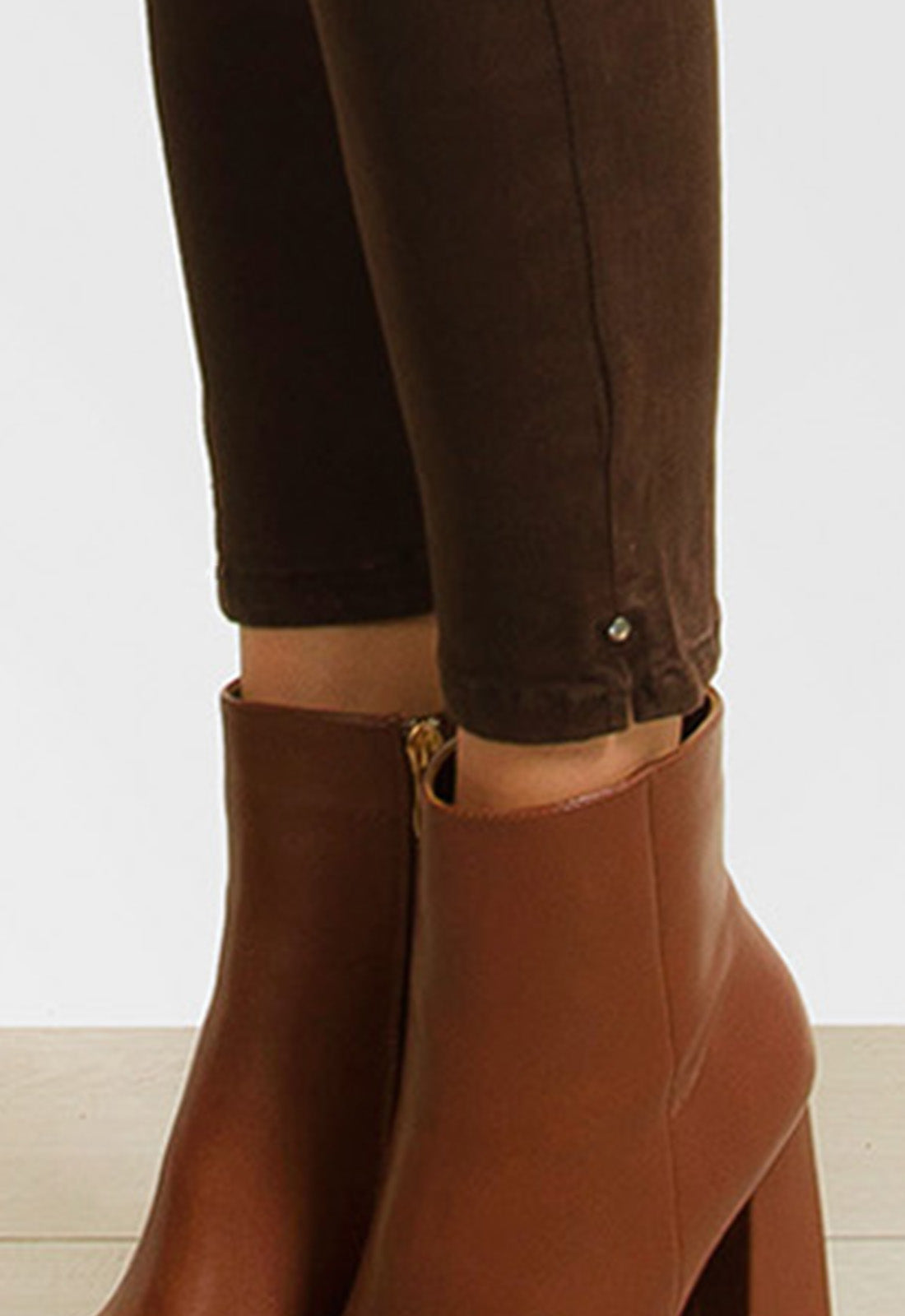 ΠΑΝΤΕΛΟΝΙ SKINNY ΜΕ ΣΤΡΑΣ-ΚΑΦΕ