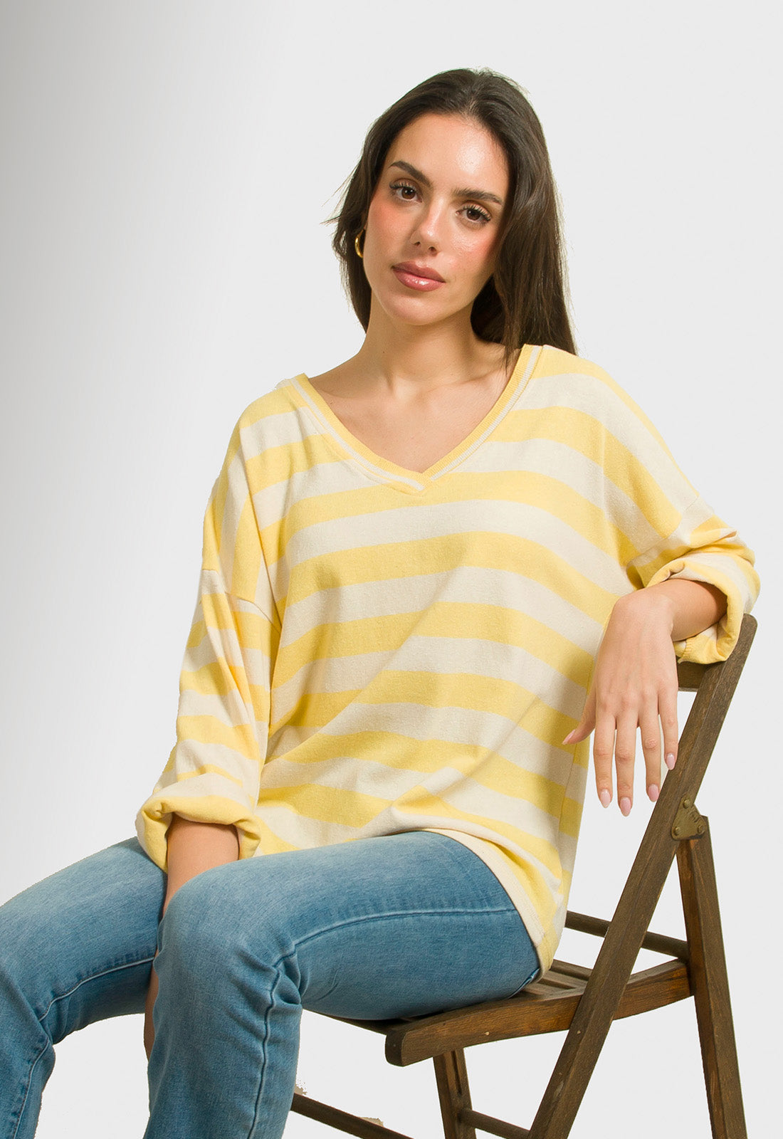 ΜΠΛΟΥΖΑ ΒΑΜΒΑΚΕΡΗ ΑΝΟΙΞΙΑΤΙΚΗ ΡΙΓΕ-LEMON