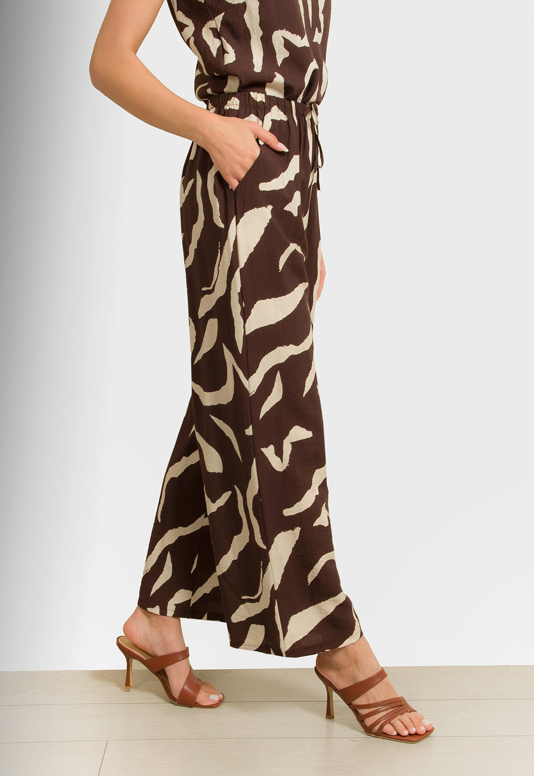 ΠΑΝΤΕΛΟΝΑ ΕΜΠΡΙΜΕ LOOK LINEN-ΚΑΦΕ