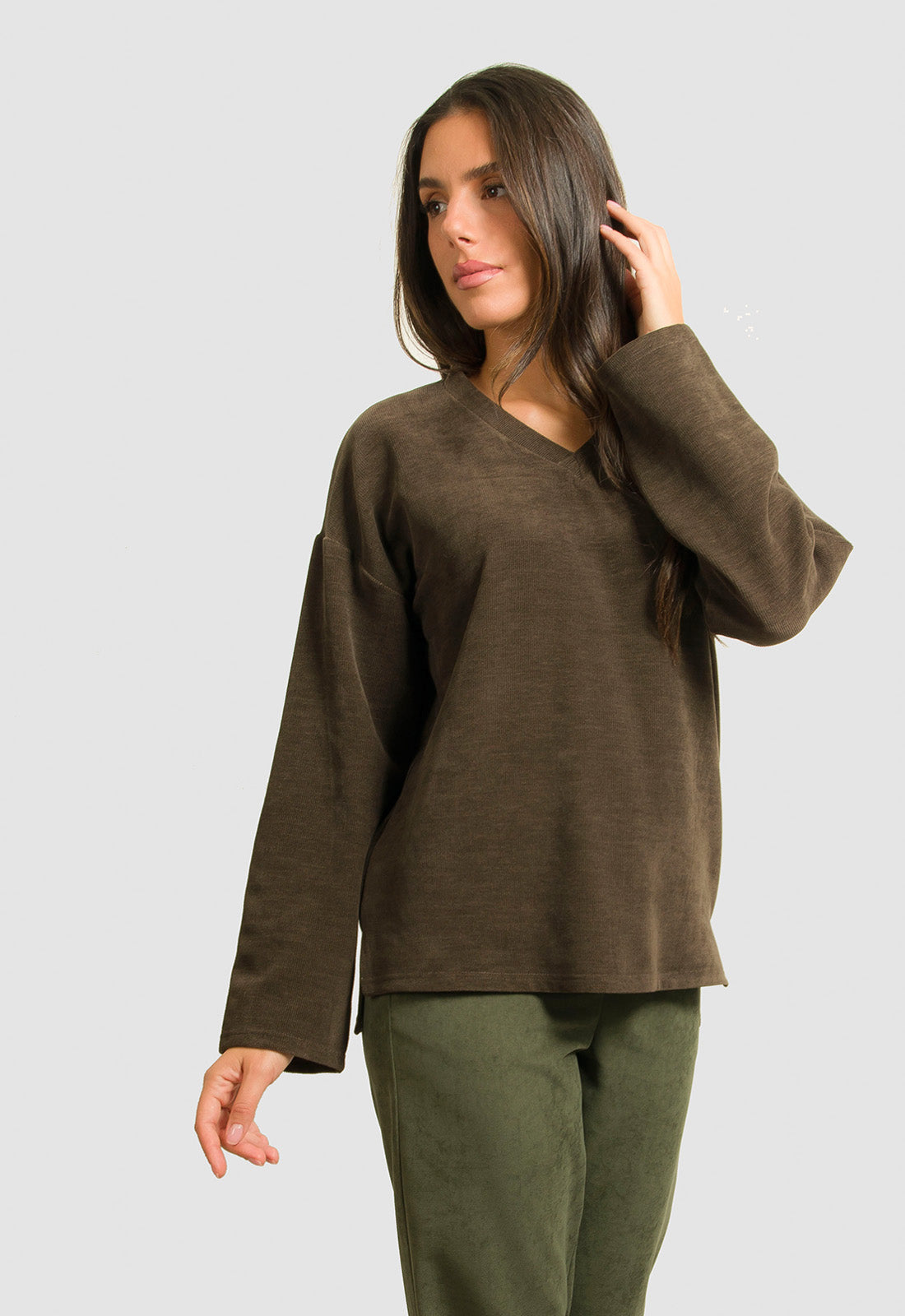 ΜΠΛΟΥΖΑ ΣΕΝΙΛ ΕΛΑΦΡΩΣ ΑΣΤΜΜΕΤΡΗ-ΚΑΦΕ