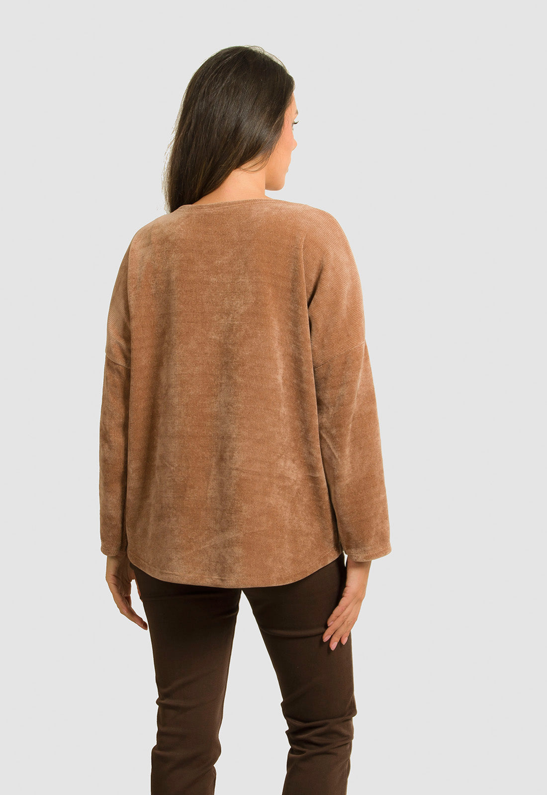 ΜΠΛΟΥΖΑ ΣΕΝΙΛ ΜΕ ΑΝΑΓΛΥΦΗ ΣΤΑΜΠΑ-ΜΠΕΖ