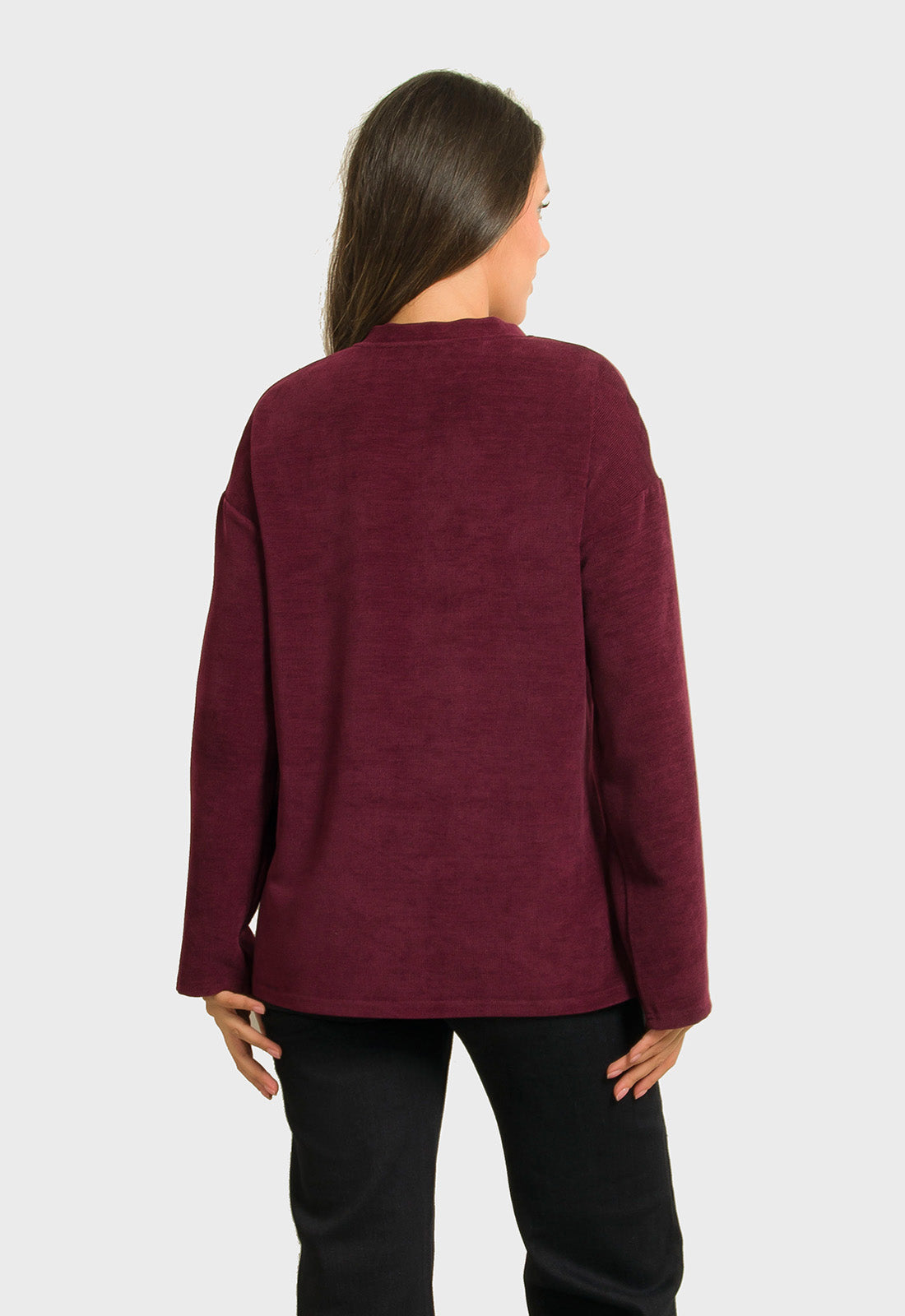 ΜΠΛΟΥΖΑ ΣΕΝΙΛ ΕΛΑΦΡΩΣ ΑΣΥΜΜΕΤΡΗ-ΜΠΟΡΝΤΟ