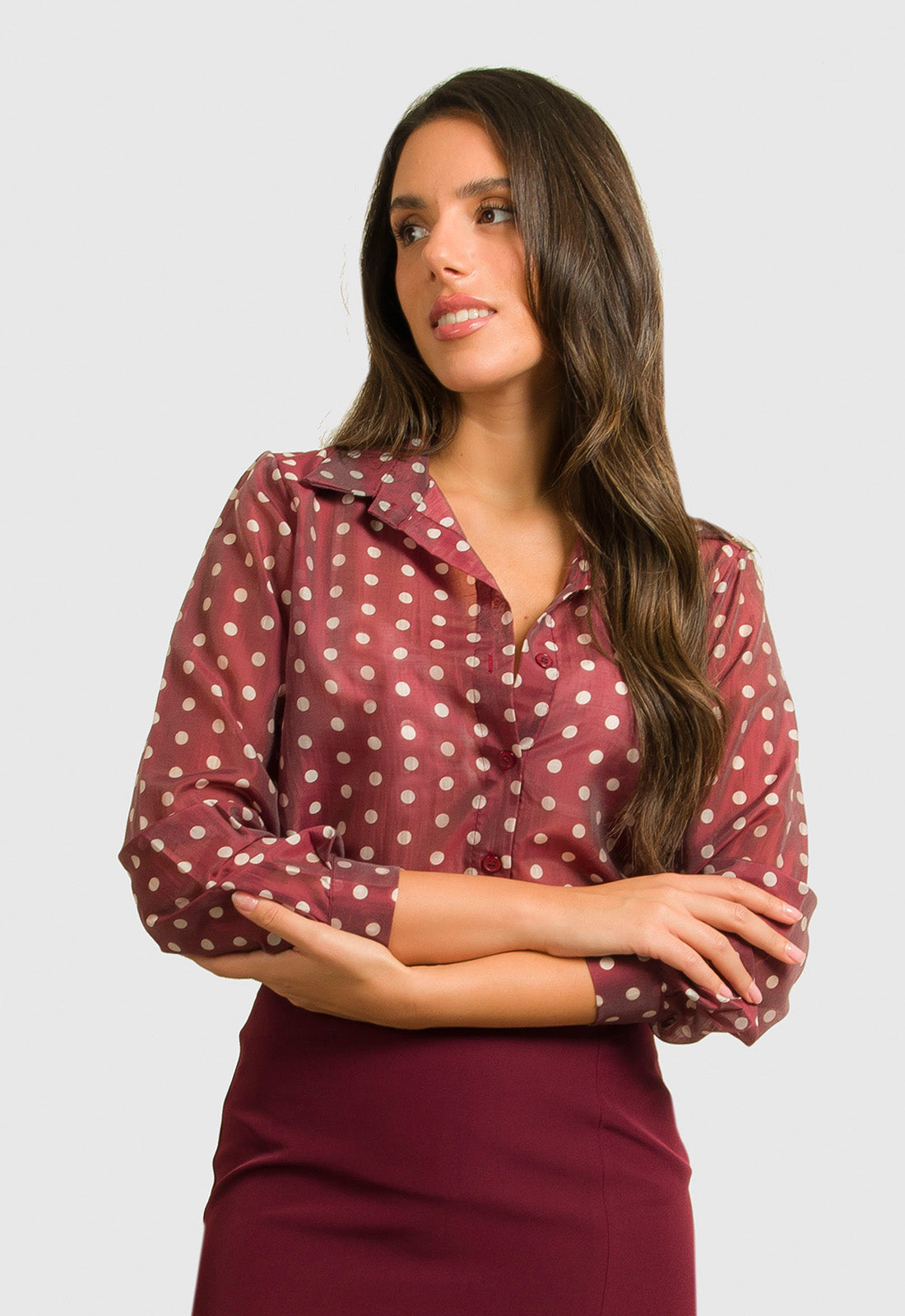 ΠΟΥΚΑΜΙΣΟ ΠΟΥΑ ΗΜΙΔΙΑΦΑΝΟ-ΜΠΟΡΝΤΟ