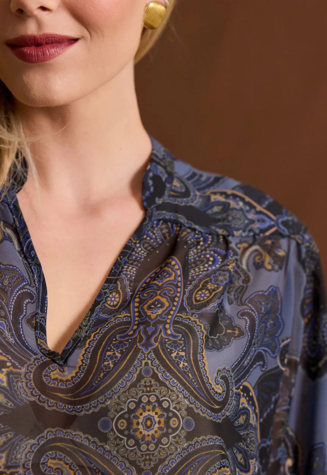 ΜΠΛΟΥΖΑ ΕΜΠΡΙΜΕ ΗΜΙΔΙΑΦΑΝΗ-ΜΠΛΕ ΡΑΦ