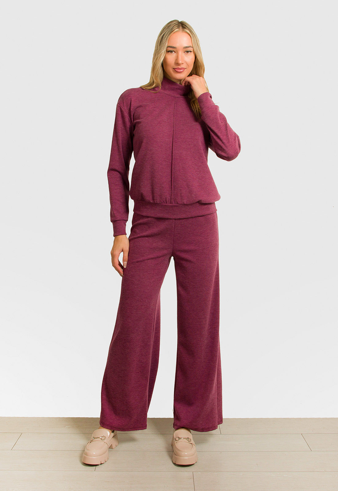 SET ΣΕ ΛΕΠΤΟ ΠΛΕΚΤΟ (ΜΠΛΟΥΖΑ-ΠΑΝΤΕΛΟΝΑ) - ΜΠΟΡΝΤΟ