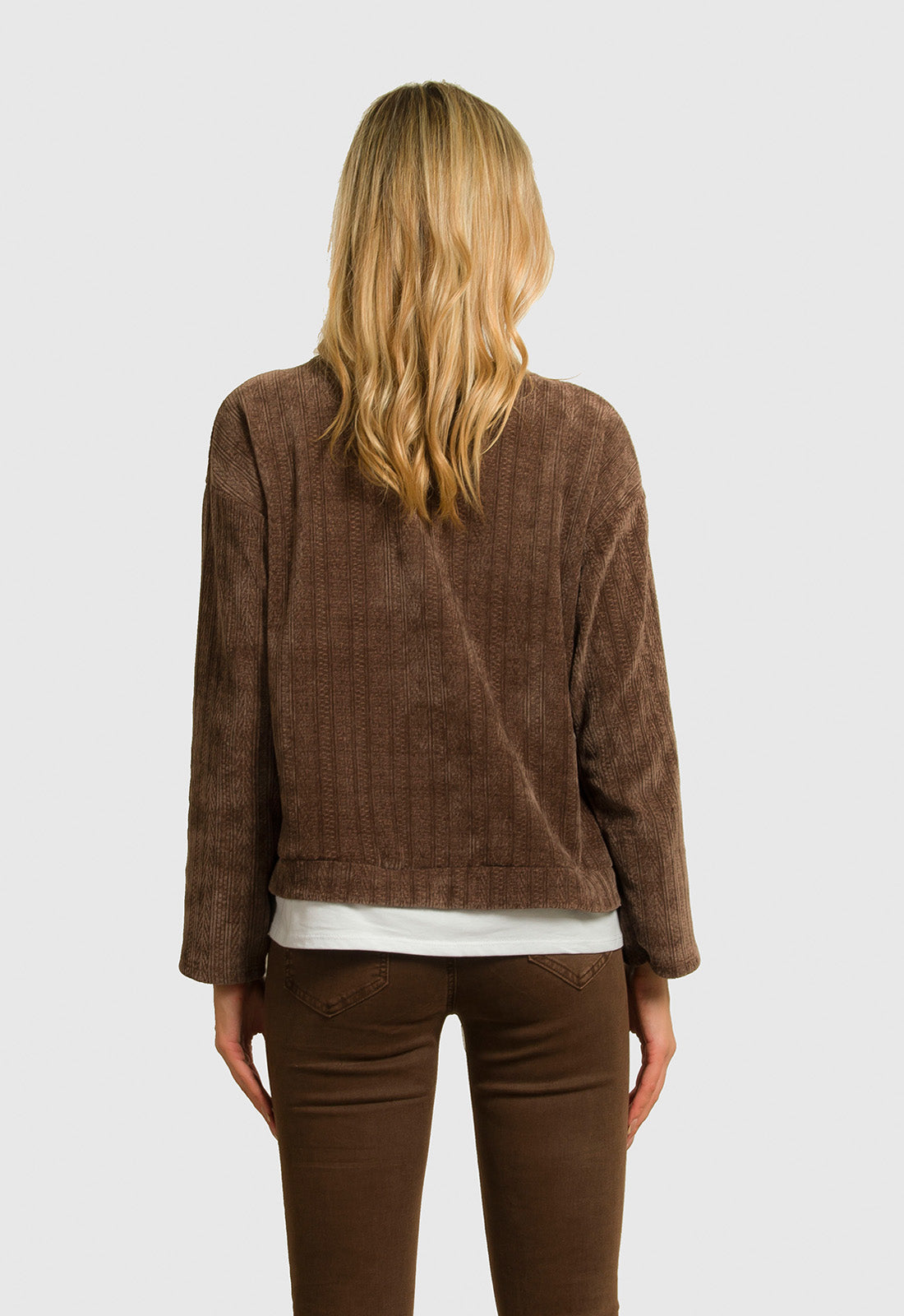 ΜΠΛΟΥΖΑ ΣΕΝΙΛ ΜΕ ΚΟΛΙΕ-ΚΑΦΕ