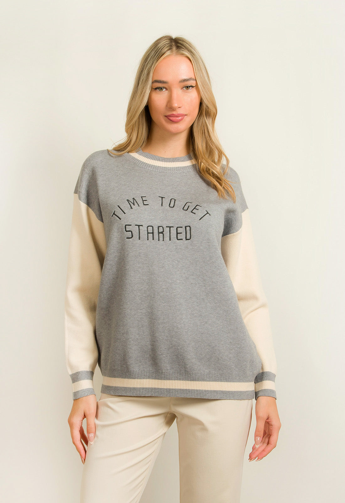 ΠΛΟΥΖΑ ΔΙΧΡΩΜΗ ΜΕ LOGO ΚΕΝΤΗΜΑ-ΓΚΡΙ