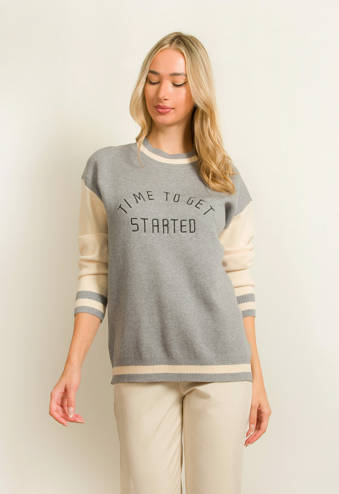 ΠΛΟΥΖΑ ΔΙΧΡΩΜΗ ΜΕ LOGO ΚΕΝΤΗΜΑ-ΓΚΡΙ