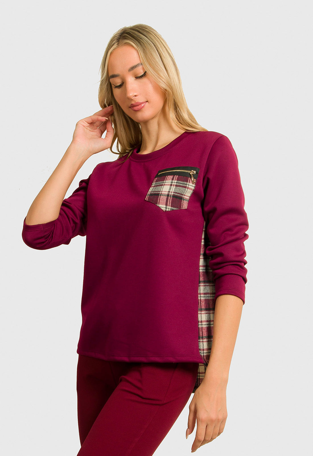 ΜΠΛΟΥΖΑ ΑΣΥΜΜΕΤΡΗ ΜΕ ΚΑΡΩ ΛΕΠΤΟΜΕΡΕΙΕΣ-ΜΠΟΡΝΤΟ