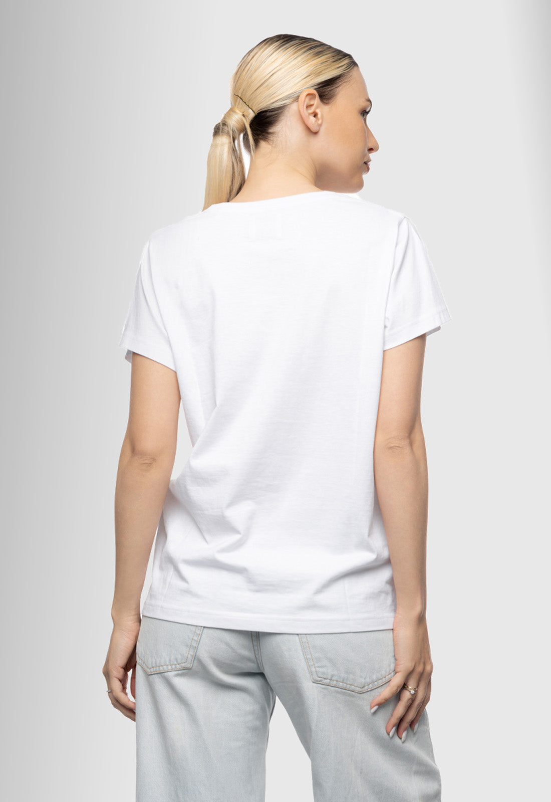 T-SHIRT ME ΤΥΠΩΜΑ ΠΡΟΣΩΠΟ-ΛΕΥΚΟ