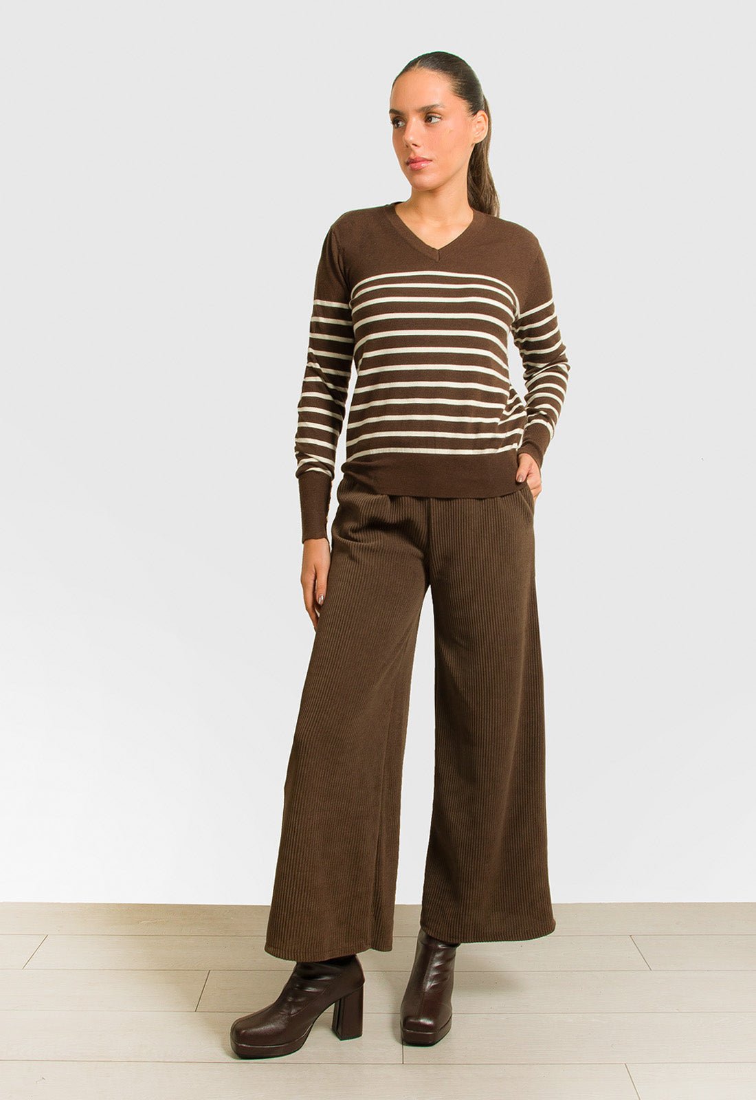 ΜΠΛΟΥΖΑ ΠΛΕΚΤΗ ΡΙΓΕ ΜΕ ΧΡΥΣΑ ΚΟΥΜΠΙΑ-ΚΑΦΕ