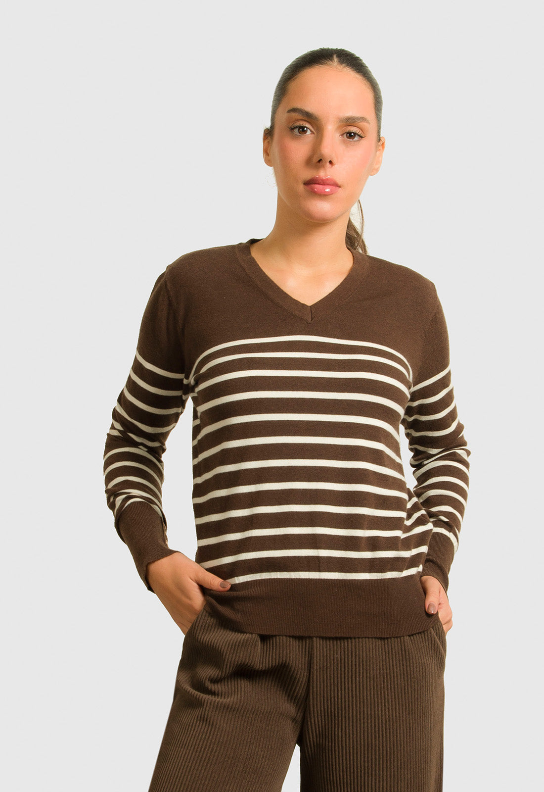 ΜΠΛΟΥΖΑ ΠΛΕΚΤΗ ΡΙΓΕ ΜΕ ΧΡΥΣΑ ΚΟΥΜΠΙΑ-ΚΑΦΕ