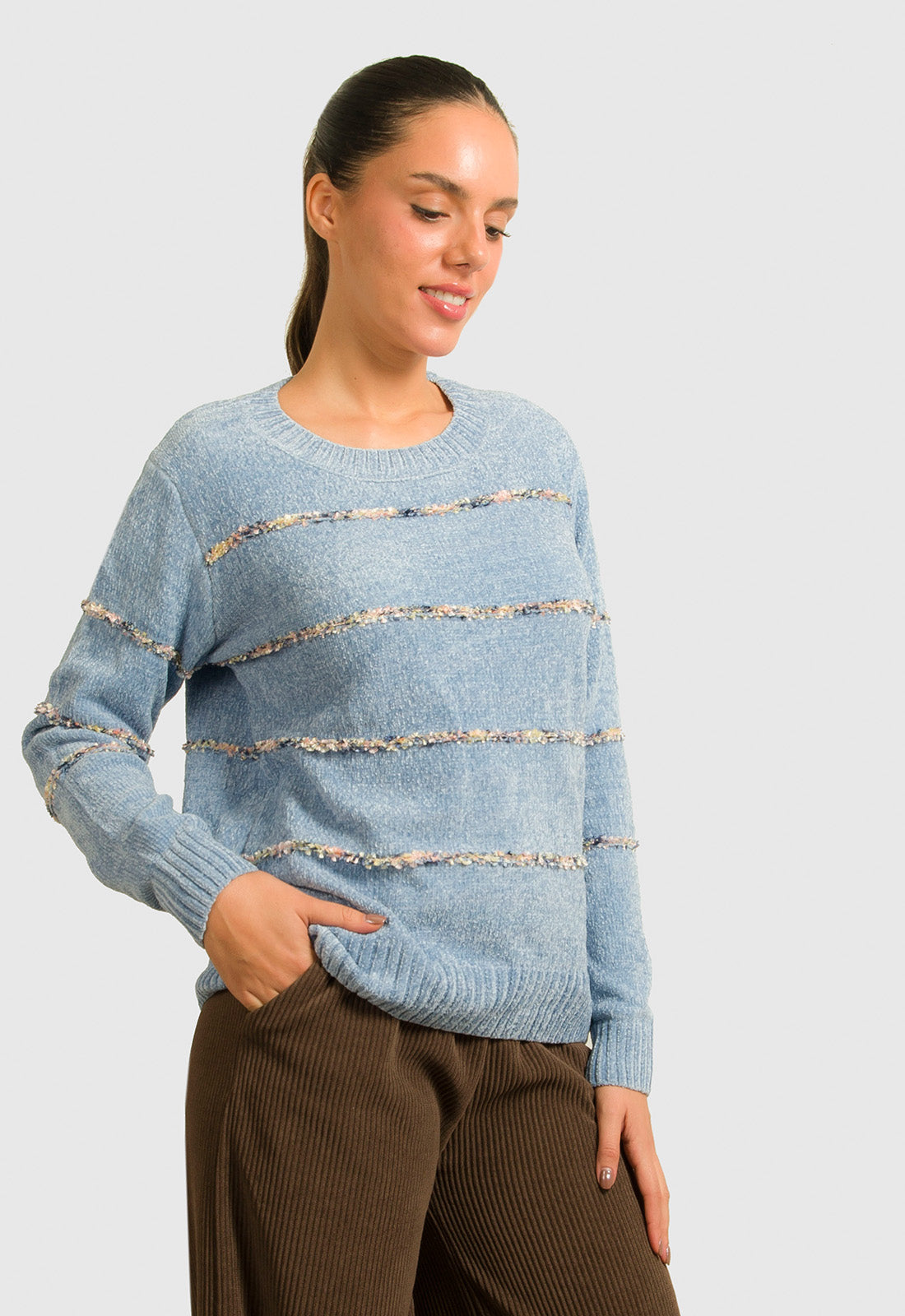 ΠΛΕΚΤΟ ΣΕΝΙΛ ΜΕ ΛΕΠΤΗ ΡΙΓΑ - ΣΙΕΛ