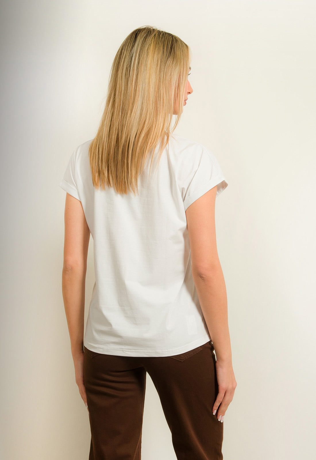 T-SHIRT ME ΣΤΑΜΠΑ ANIMAL PRINT-ΛΕΥΚΟ