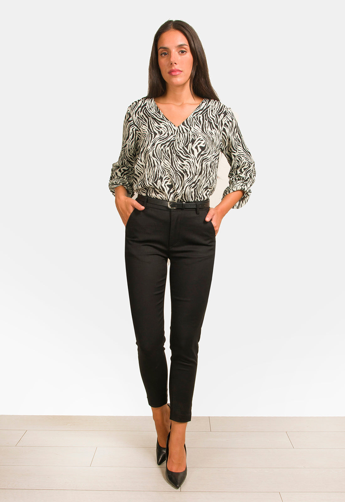 ΠΑΝΤΕΛΟΝΙ OFFICE LOOK -ΜΑΥΡΟ