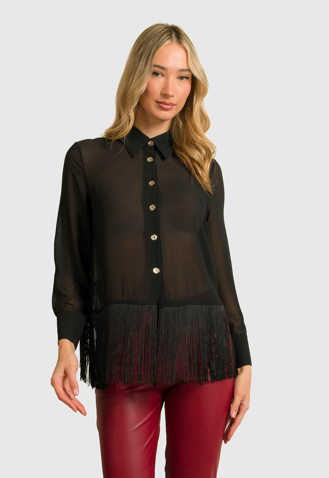 ΠΟΥΚΑΜΙΣΟ ΗΜΙΔΙΑΦΑΝΟ ΜΕ ΚΡΟΣΣΙΑ-ΜΑΥΡΟ