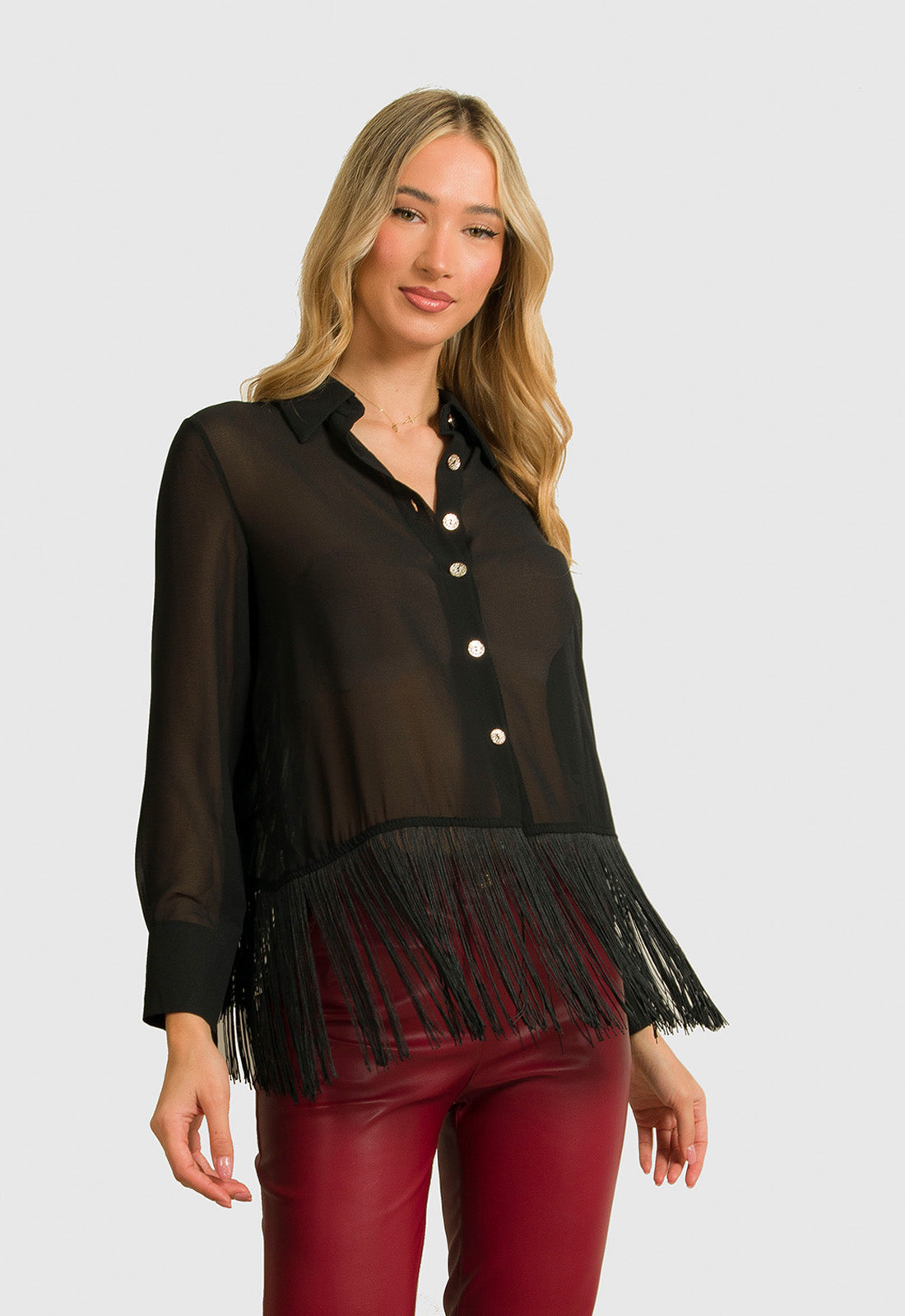 ΠΟΥΚΑΜΙΣΟ ΗΜΙΔΙΑΦΑΝΟ ΜΕ ΚΡΟΣΣΙΑ-ΜΑΥΡΟ