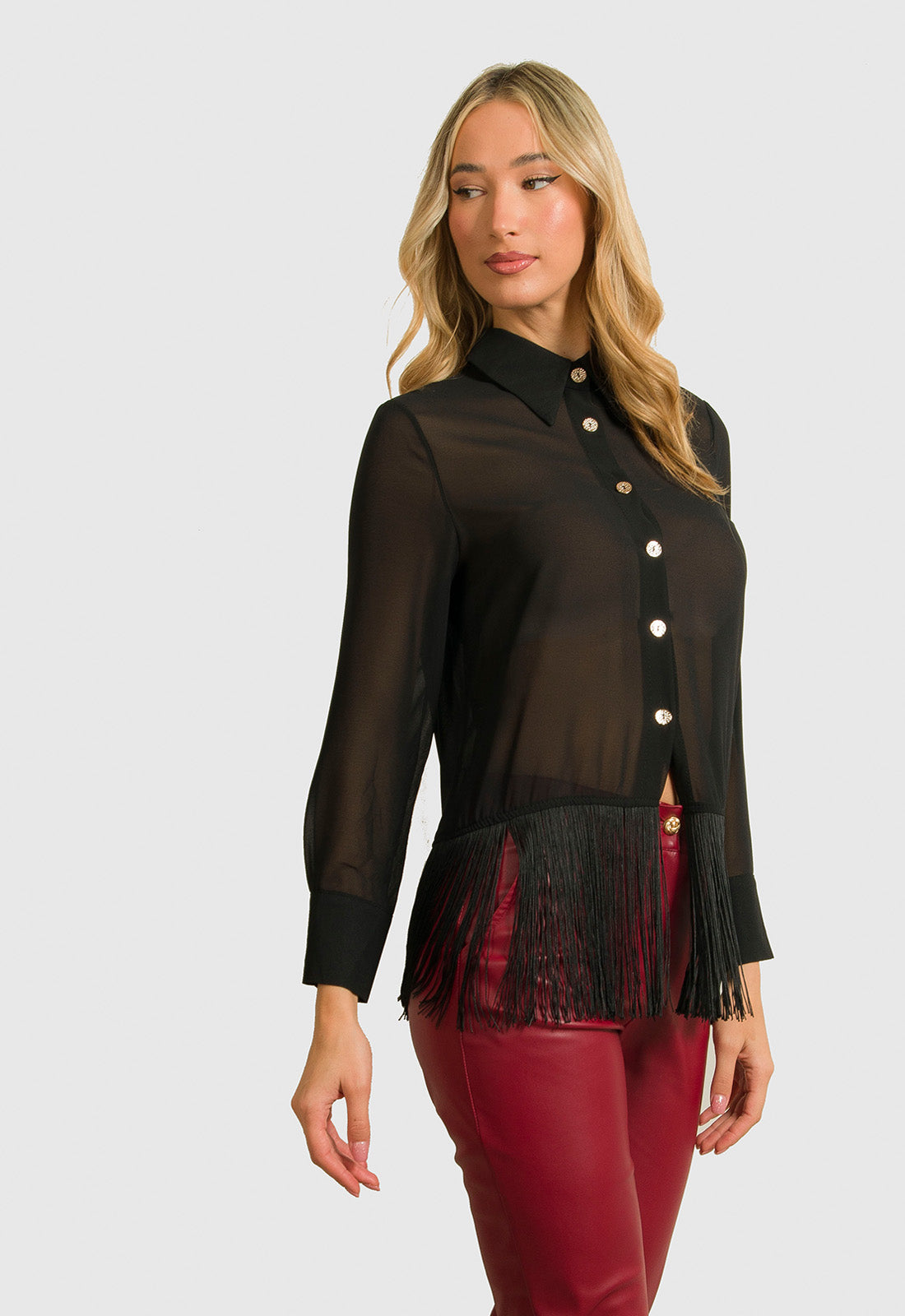 ΠΟΥΚΑΜΙΣΟ ΗΜΙΔΙΑΦΑΝΟ ΜΕ ΚΡΟΣΣΙΑ-ΜΑΥΡΟ