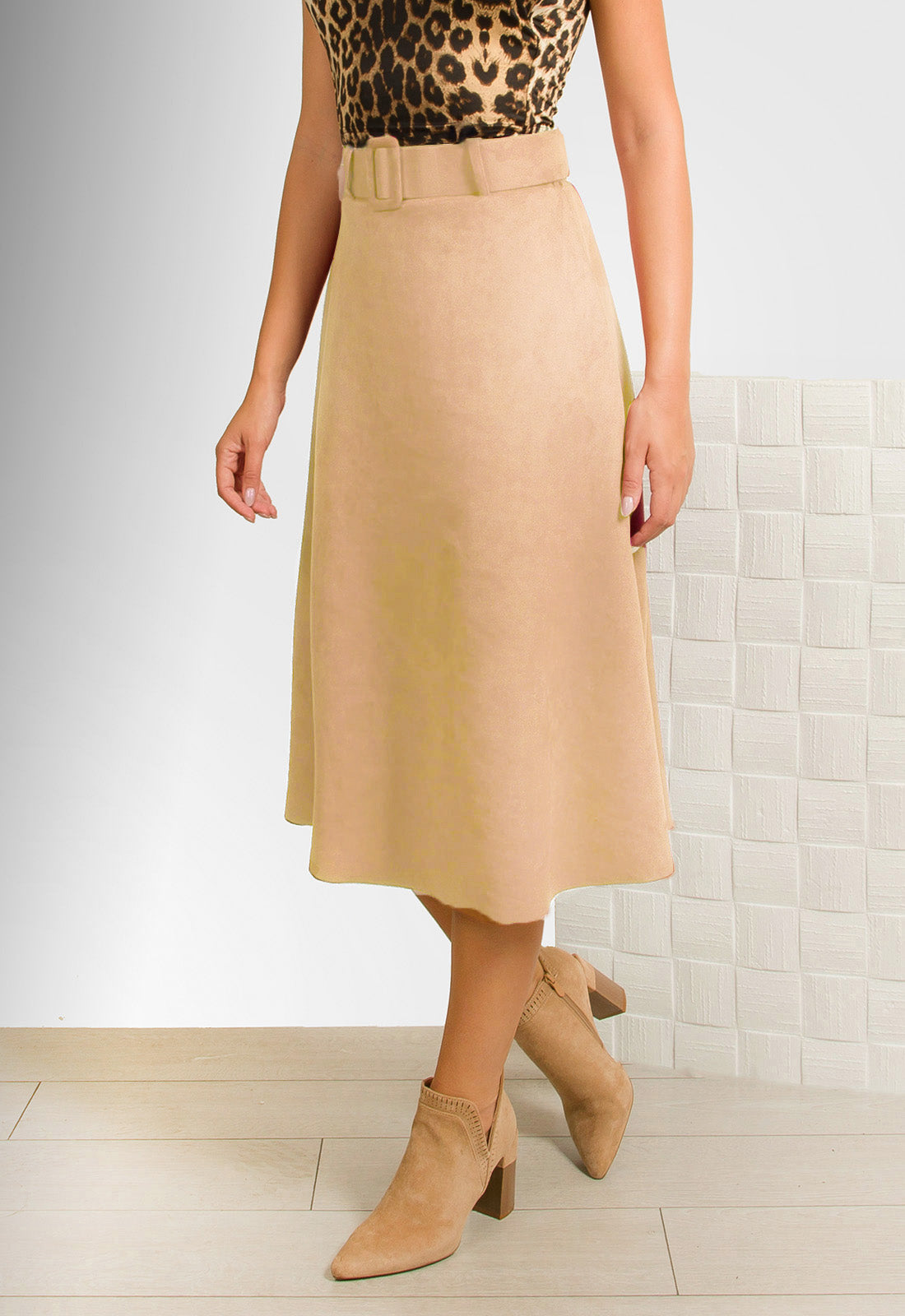 ΦΟΥΣΤΑ MIDI ΚΛΟΣ ΣΟΥΕΤ ΜΕ ΖΩΝΗ-ΒΑΝΙΛΙΑ