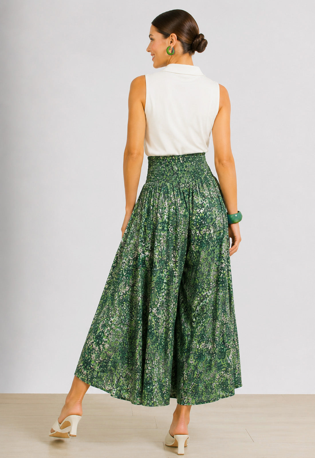 ΖΙΠ ΚΙΛΟΤ ΕΜΠΡΙΜΕ LOOK SKIRT - ΠΡΑΣΙΝΟ