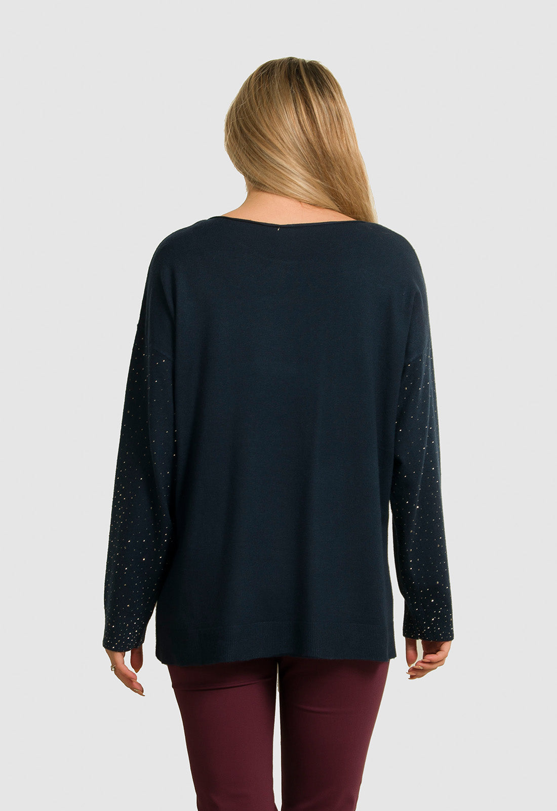 ΠΛΕΚΤΟ ΛΕΠΤΟ ΜΑΚΡΥ ΜΕ ΣΤΡΑΣ-ΜΠΛΕ