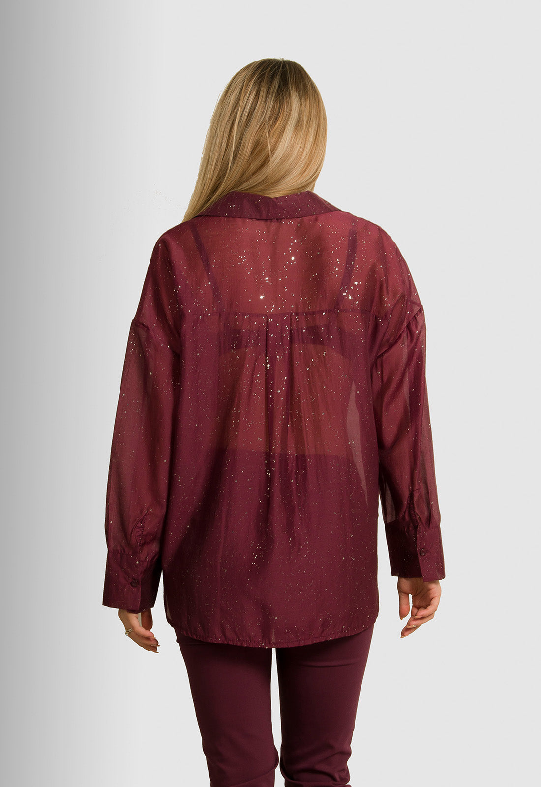 ΠΟΥΚΑΜΙΣΟ C-THROU ΗΜΙΔΙΑΦΑΝΕΣ-ΜΠΟΡΝΤΟ