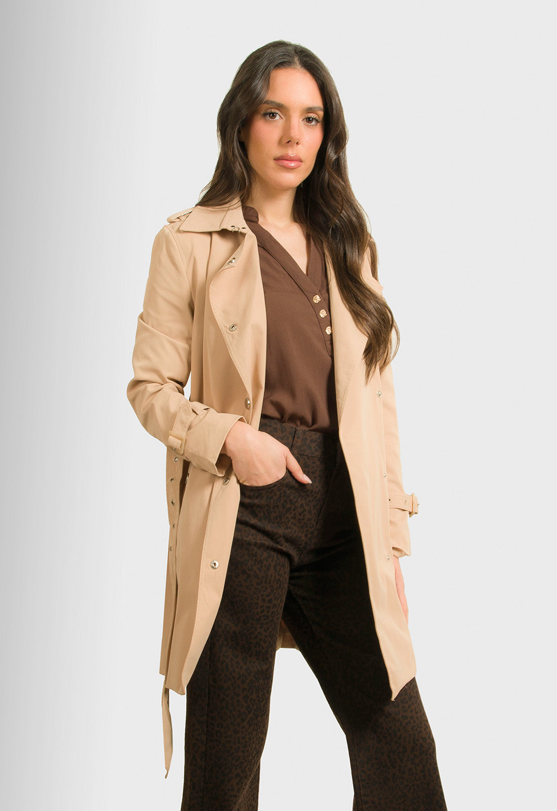 ΚΑΜΠΑΡΤΙΝΑ 3/4 ΜΕ ΤΡΟΥΚΣ ΚΑΙ ΖΩΝΗ-ΜΠΕΖ