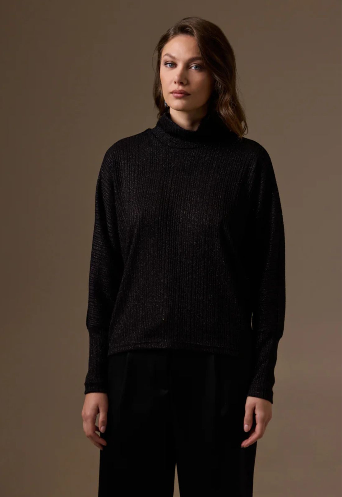 ΜΠΛΟΥΖΑ ΠΛΕΚΤΗ ΧΑΜΗΛΟ ΖΙΒΑΓΚΟ - ΜΑΥΡΗ