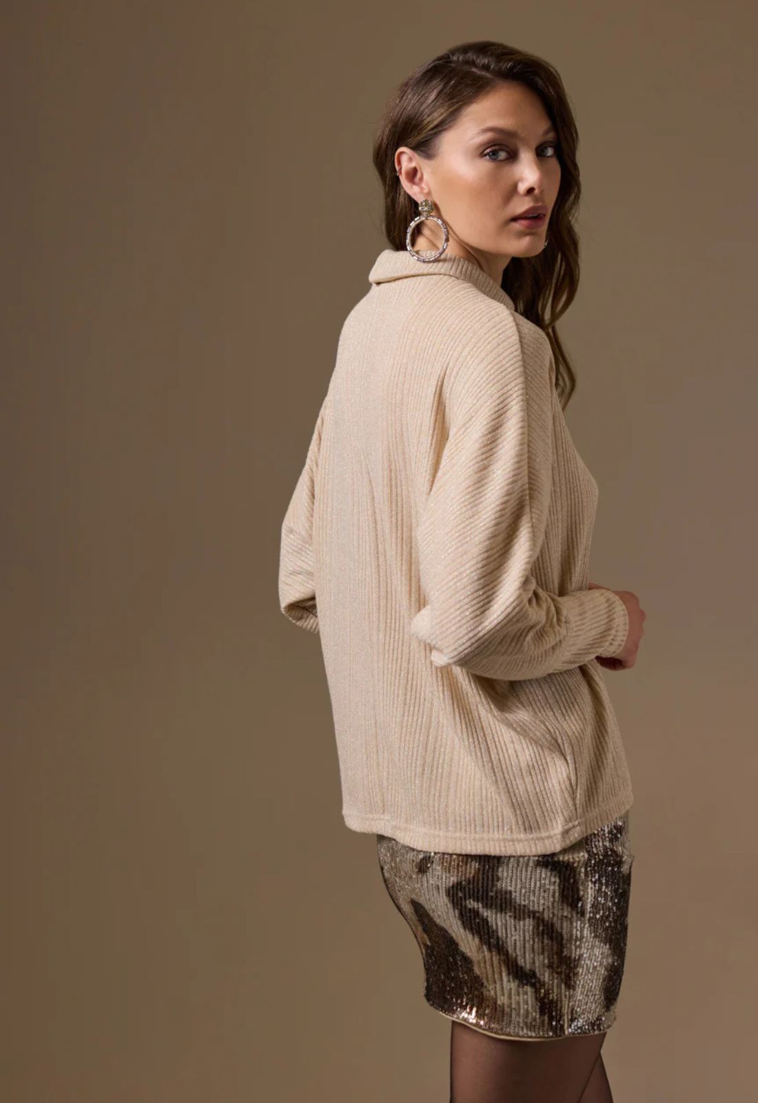 ΜΠΛΟΥΖΑ ΠΛΕΚΤΗ ΧΑΜΗΛΟ ΖΙΒΑΓΚΟ -ΒΑΝΙΛΙΑ