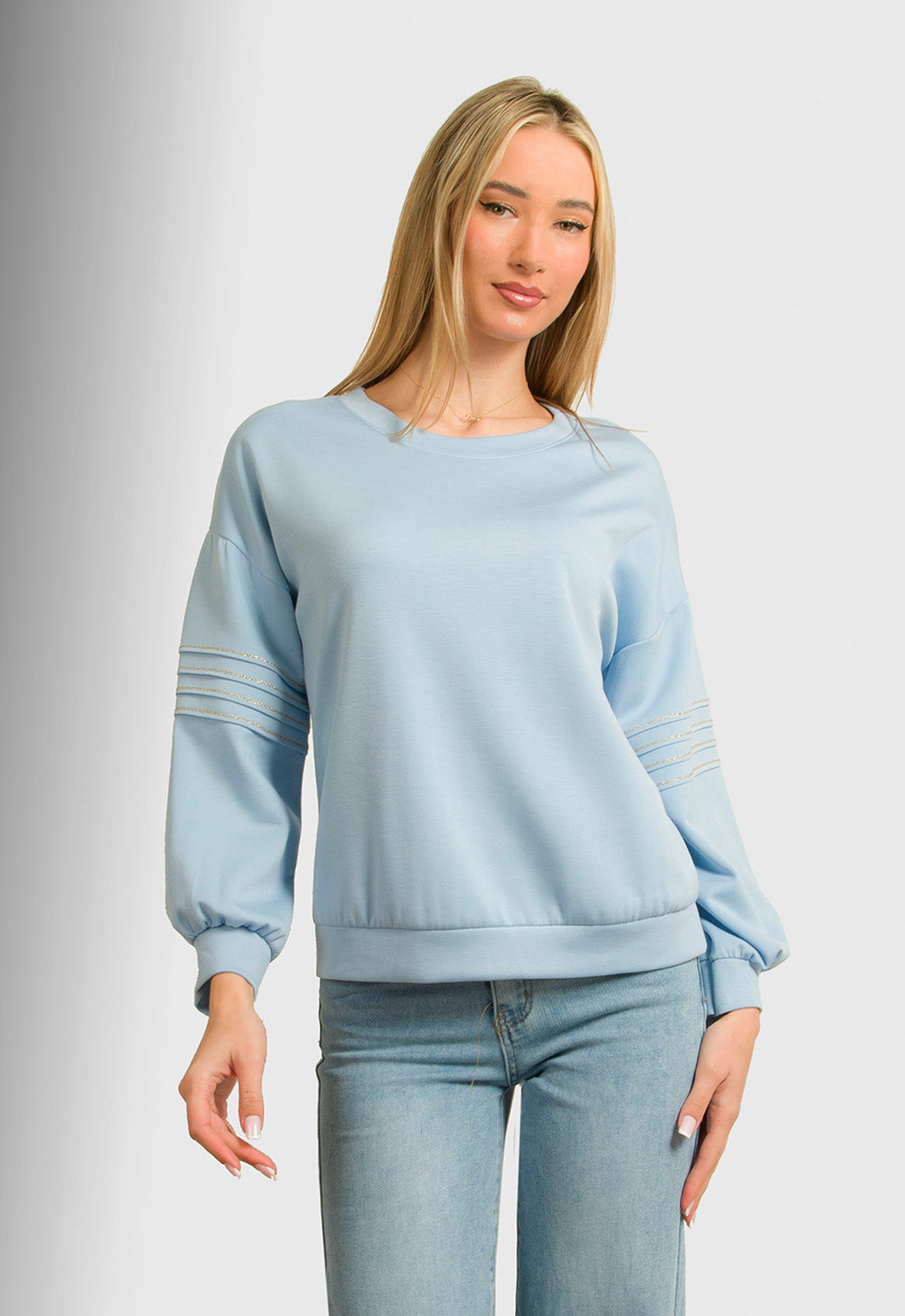 ΜΠΛΟΥΖΑ ΤΥΠΟΥ ΦΟΥΤΕΡ ΜΕ ΣΧΕΔΙΟ ΣΤΟ ΜΑΝΙΚΙ-ΣΙΕΛ