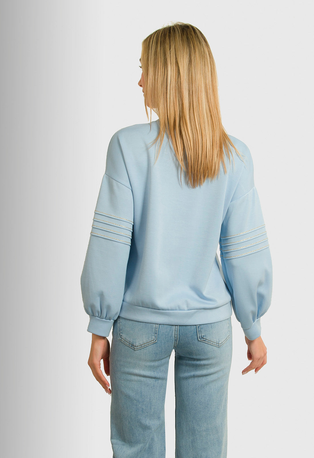 ΜΠΛΟΥΖΑ ΤΥΠΟΥ ΦΟΥΤΕΡ ΜΕ ΣΧΕΔΙΟ ΣΤΟ ΜΑΝΙΚΙ-ΣΙΕΛ