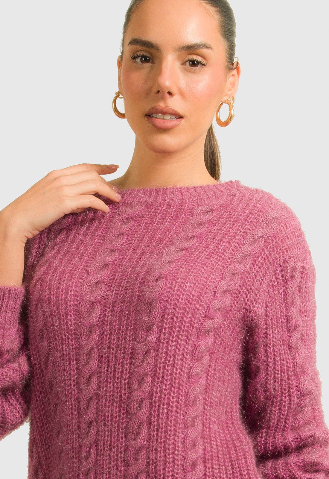 ΠΛΕΚΤΟ MOHAIR ΜΕ ΣΧΕΔΙΟ ΚΟΤΣΙΔΑ-ΣΑΠΙΟ ΜΗΛΟ