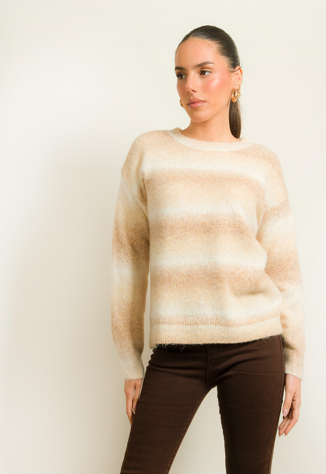 ΠΛΕΚΤΟ ΔΙΧΡΩΜΟ ΜΕΣΑΙΟΥ ΜΗΚΟΥΣ-ΜΠΕΖ